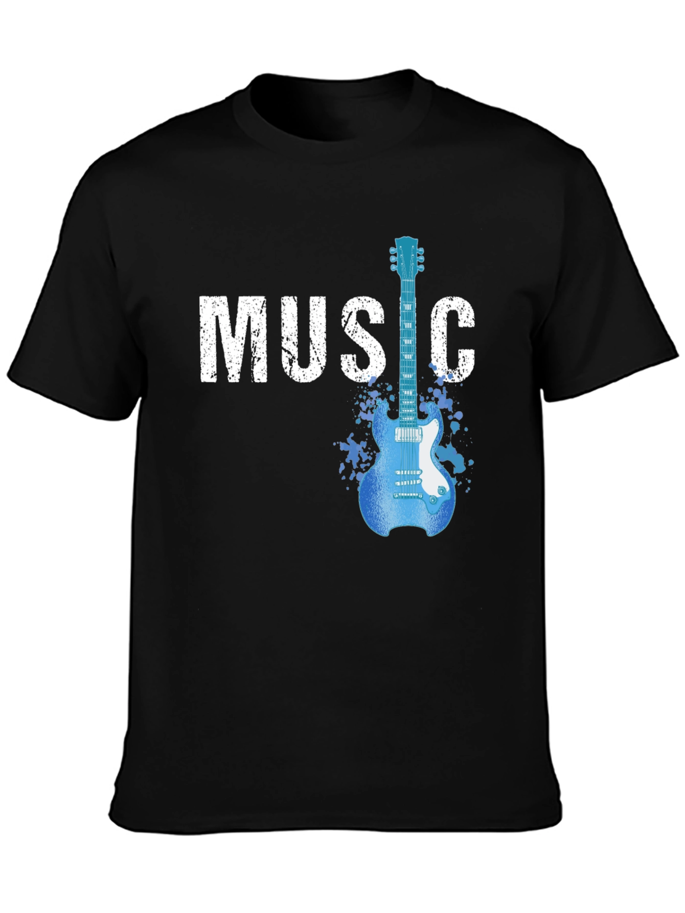Music Guitar T-Shirt - Cool Graphic Tee