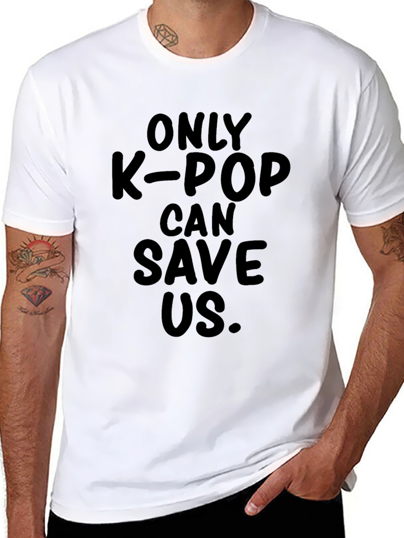 Only K-Pop Can Save Us. T-Shirt