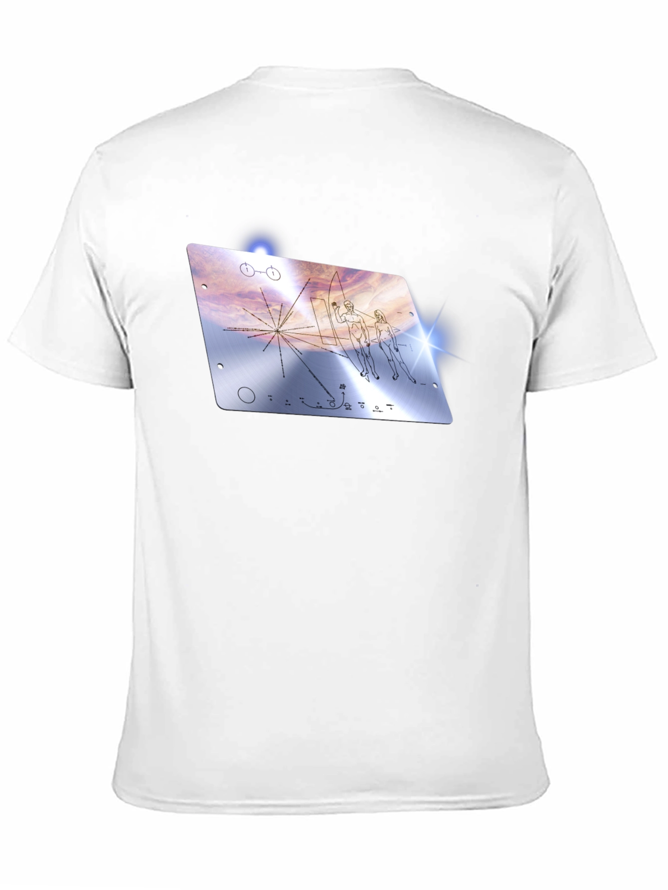 Pioneer Plaque Graphic Tee - Voyager Mission T-Shirt