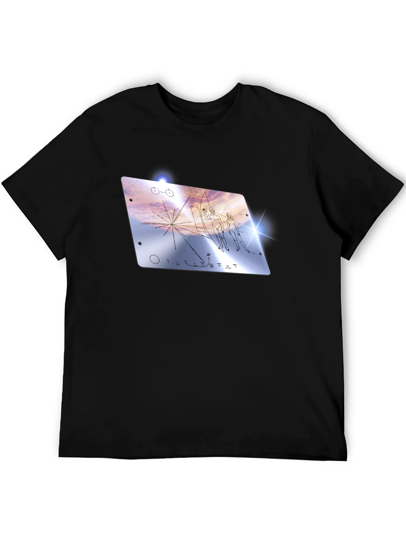 Pioneer Plaque Graphic Tee - Voyager Mission T-Shirt