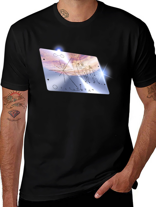 Pioneer Plaque Graphic Tee - Voyager Mission T-Shirt