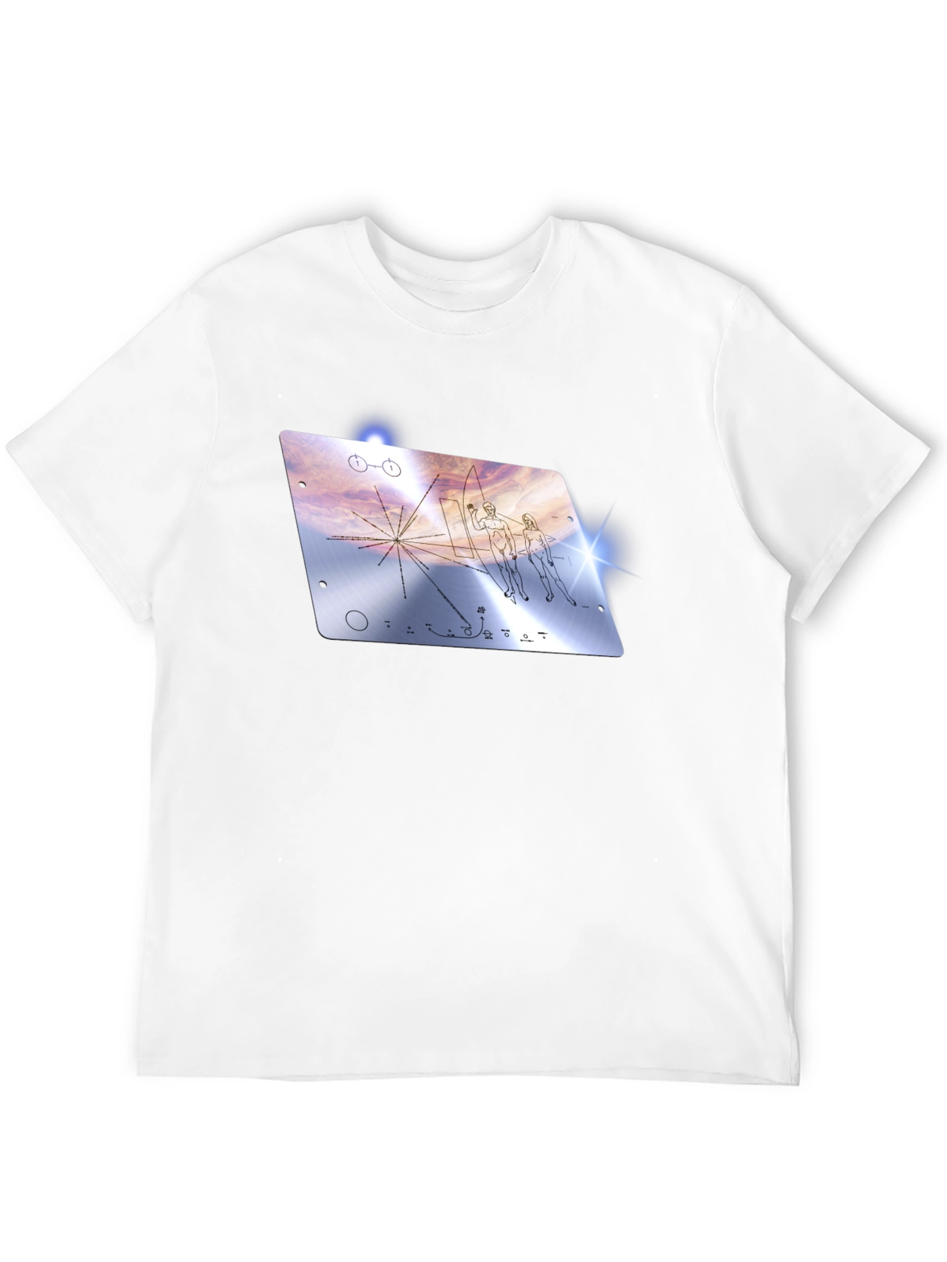 Pioneer Plaque Graphic Tee - Voyager Mission T-Shirt