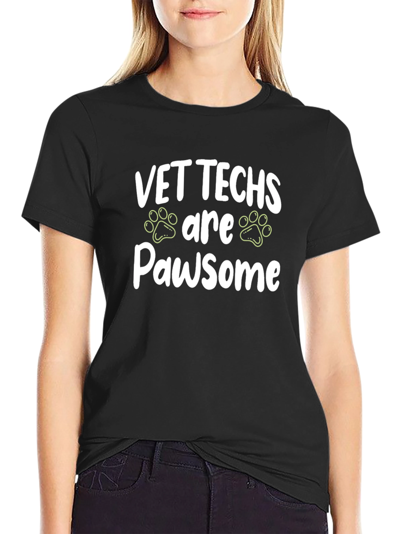 Vet Techs are Pawsome T-Shirt