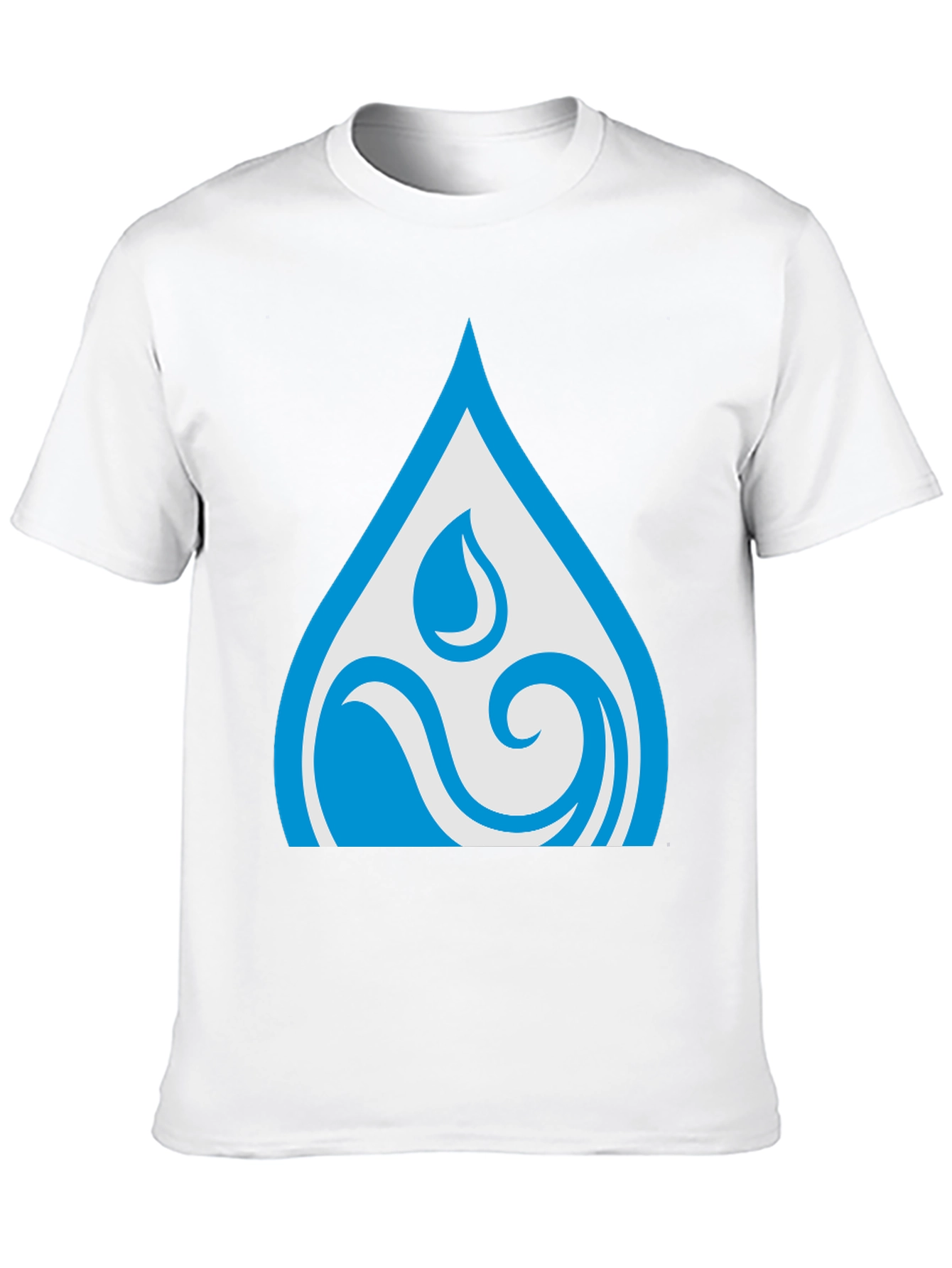 Water Element Black T-Shirt - Stylish & Comfortable