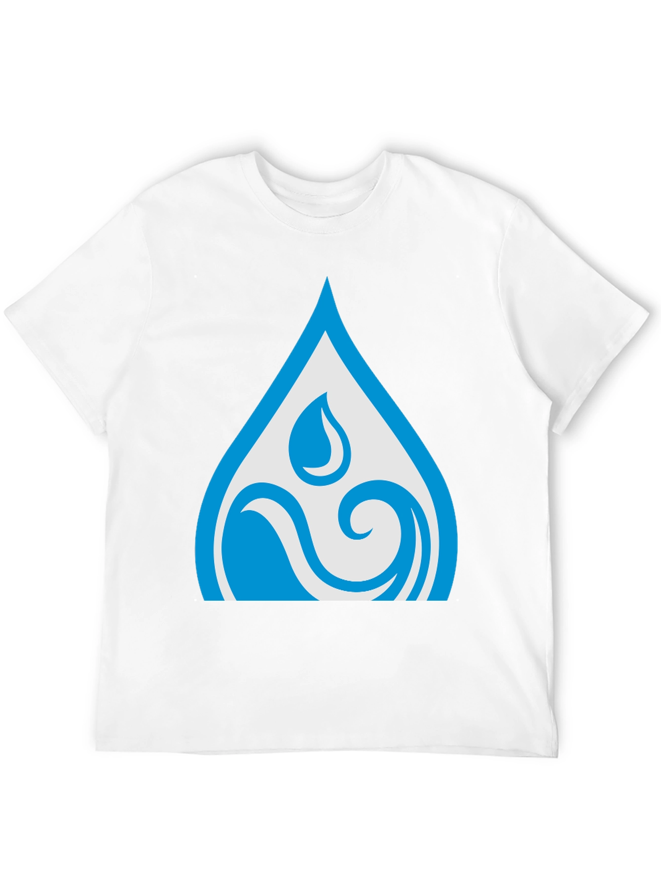 Water Element Black T-Shirt - Stylish & Comfortable