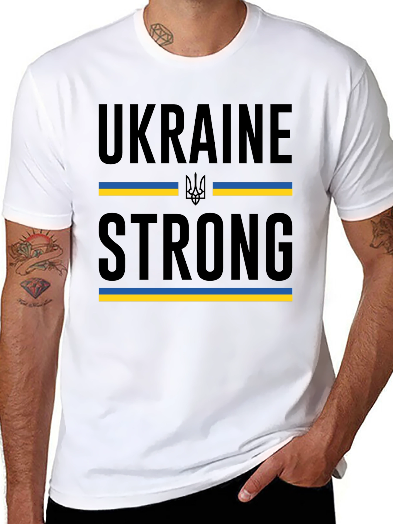 Ukraine Strong T-Shirt - Stand with Ukraine