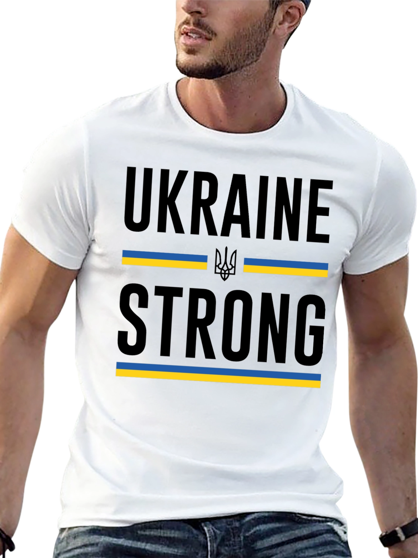 Ukraine Strong T-Shirt - Stand with Ukraine