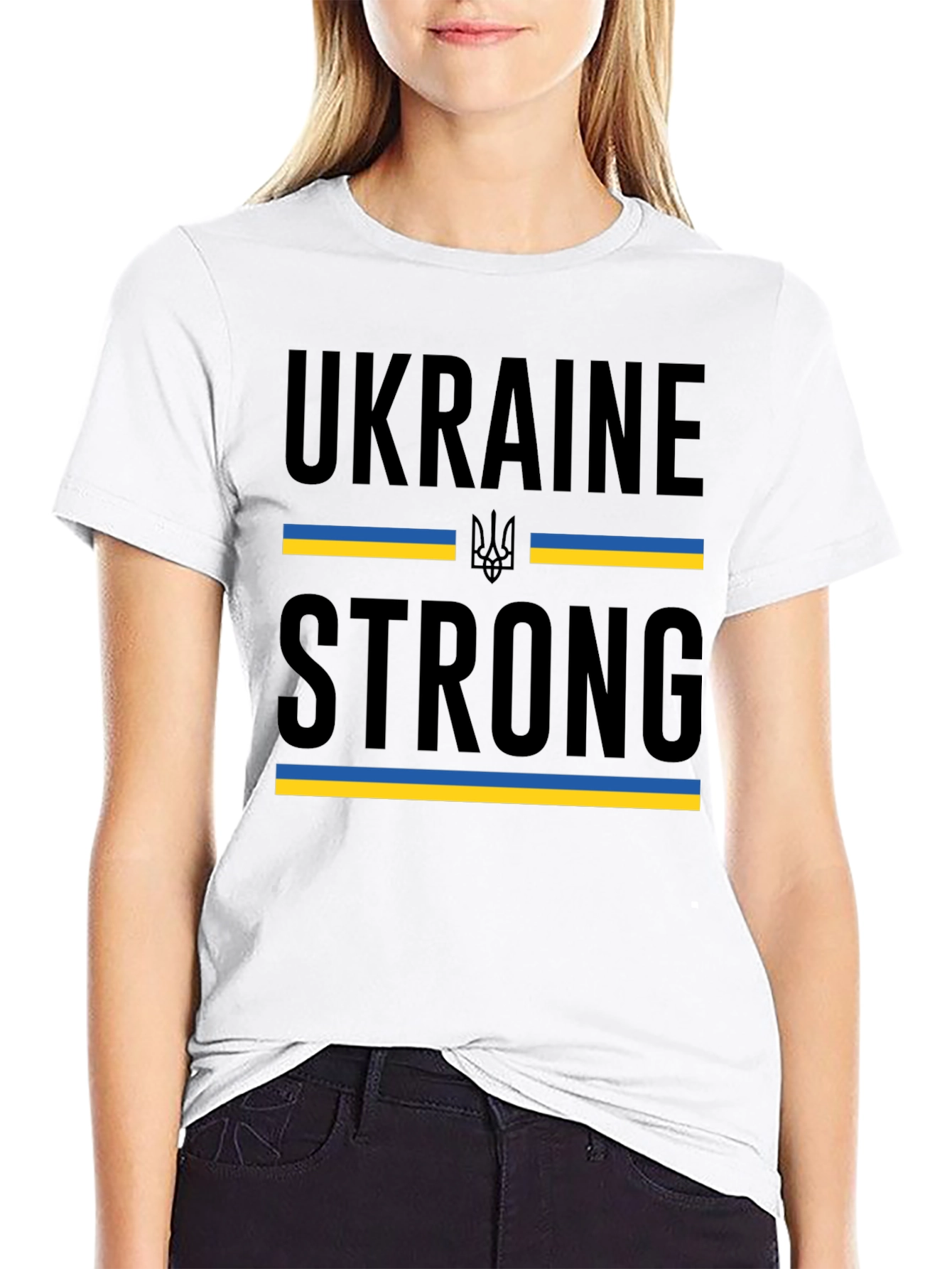 Ukraine Strong T-Shirt - Stand with Ukraine