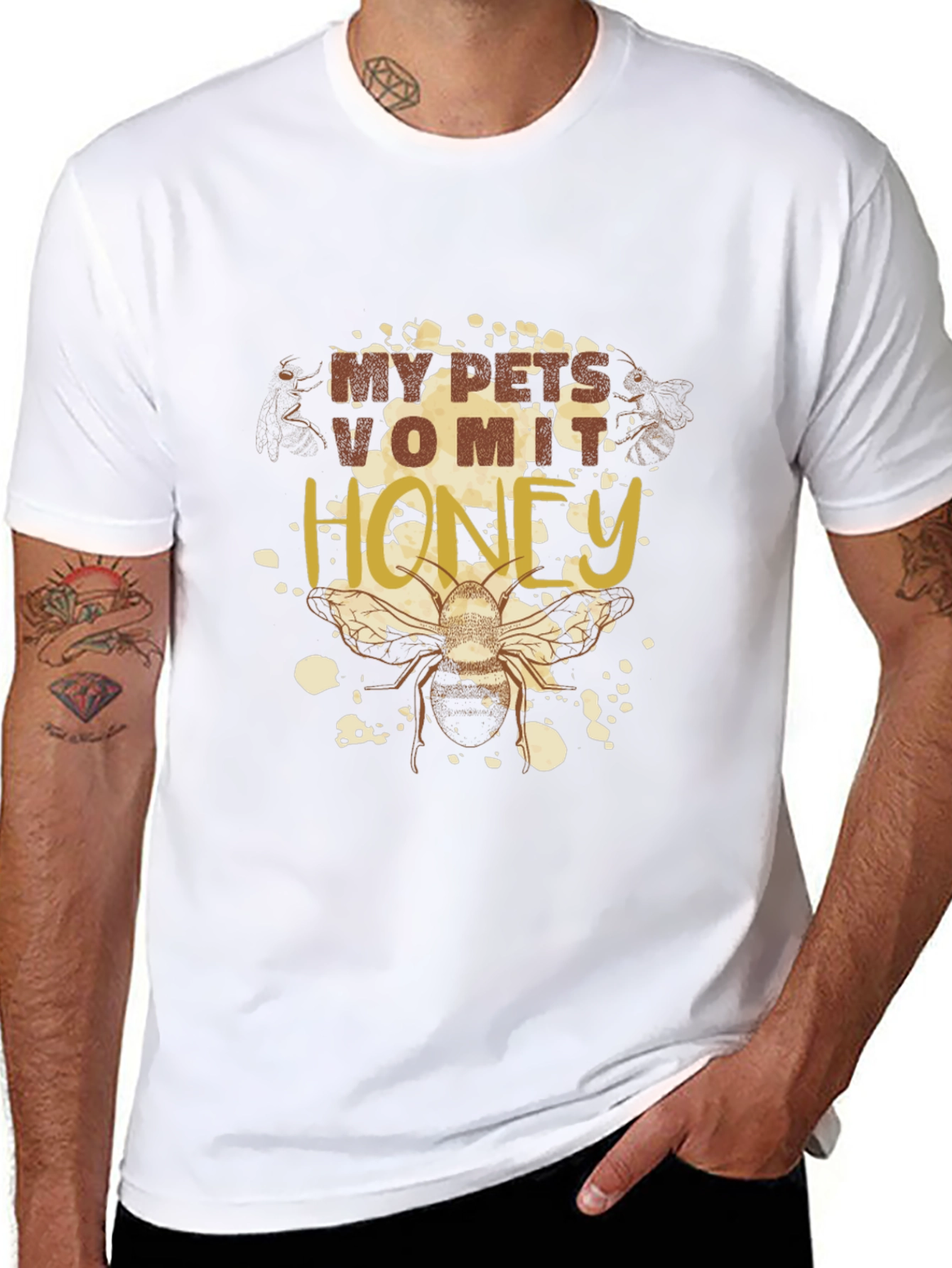 My Pets Vomit Honey Graphic Tee