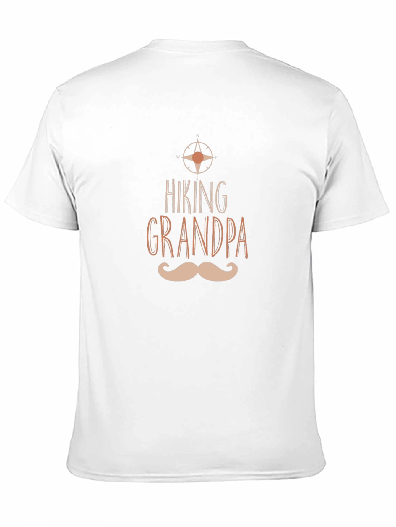 Hiking Grandpa Black T-Shirt