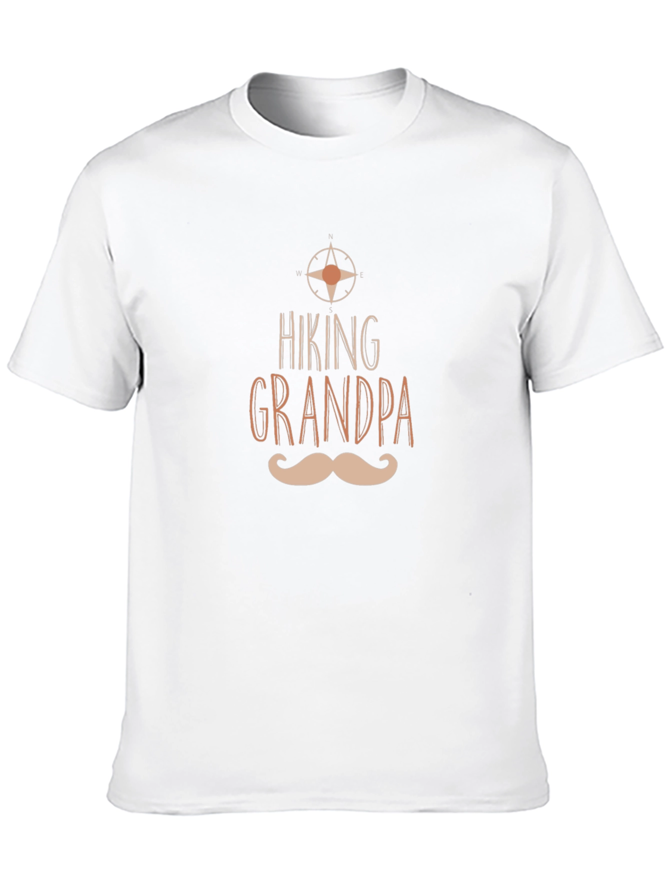 Hiking Grandpa Black T-Shirt