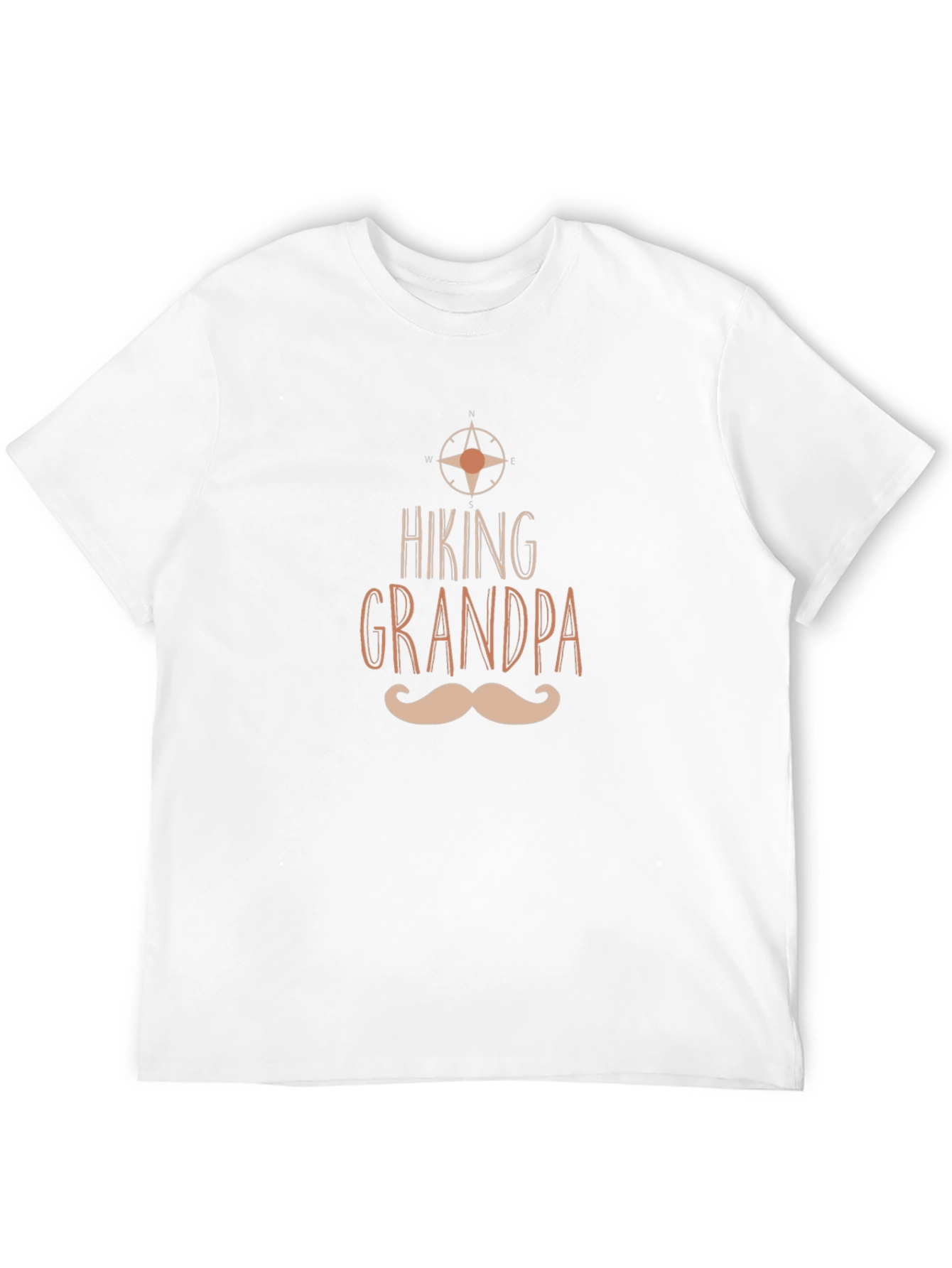 Hiking Grandpa Black T-Shirt