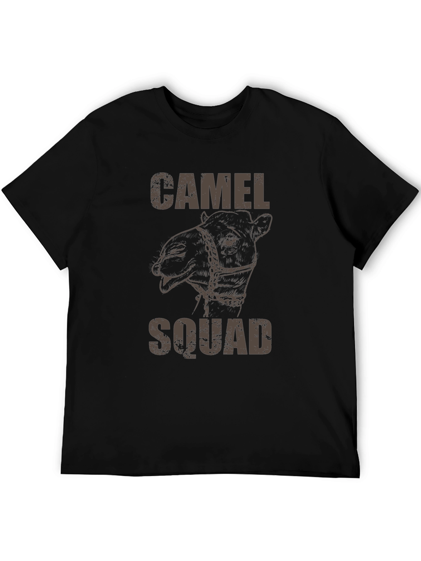 Camel Squad Graphic T-Shirt - Black