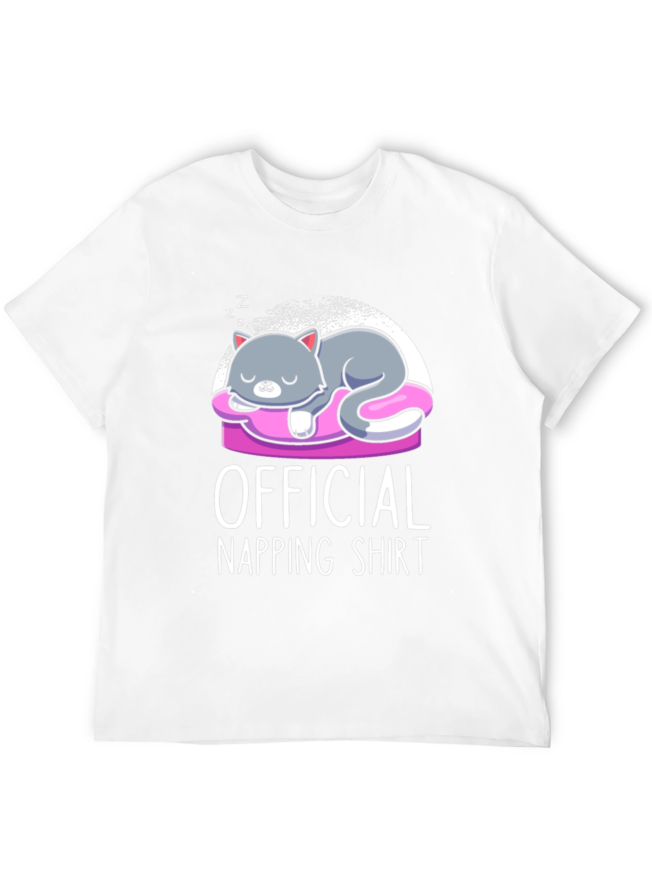 Official Napping Shirt - Cute Cat Design