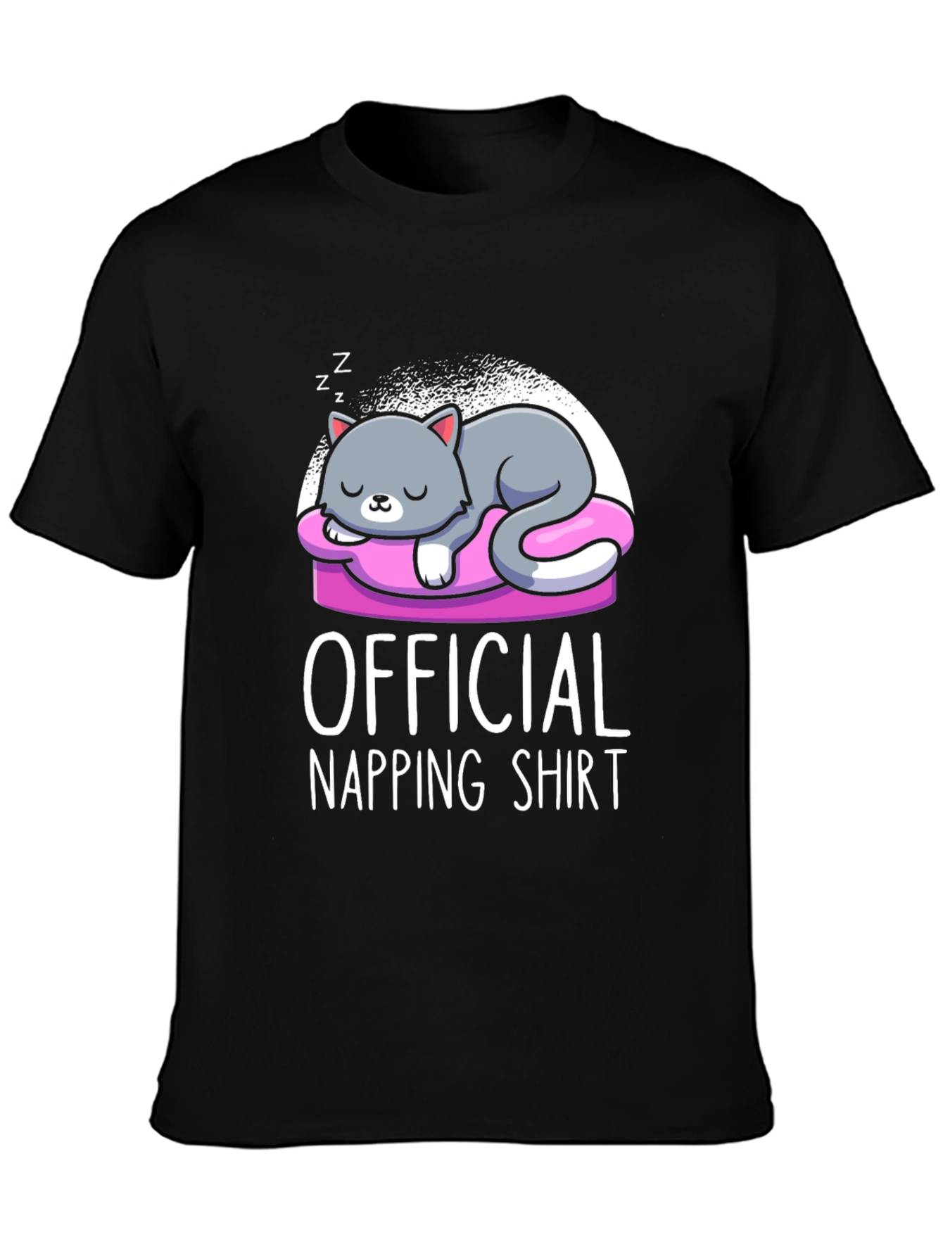 Official Napping Shirt - Cute Cat Design