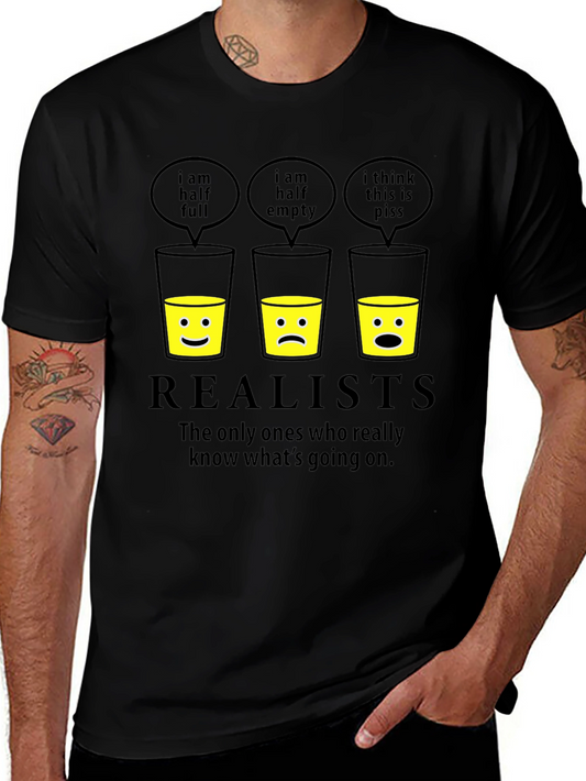 Realists Half Glass T-Shirt