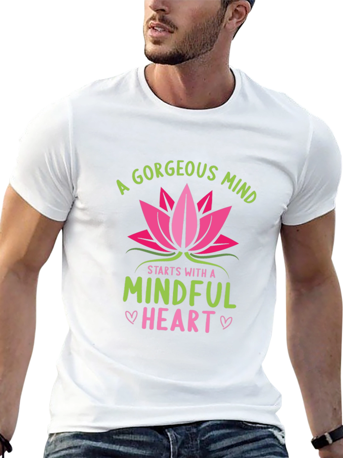 Mindful Heart Graphic T-Shirt