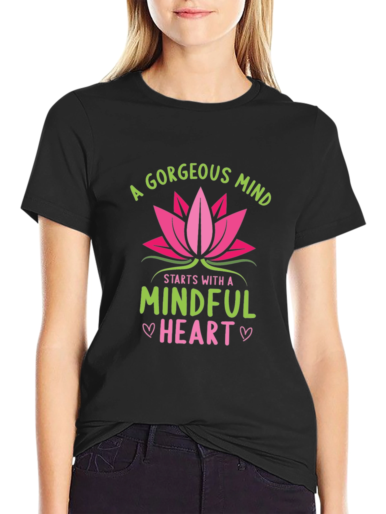 Mindful Heart Graphic T-Shirt