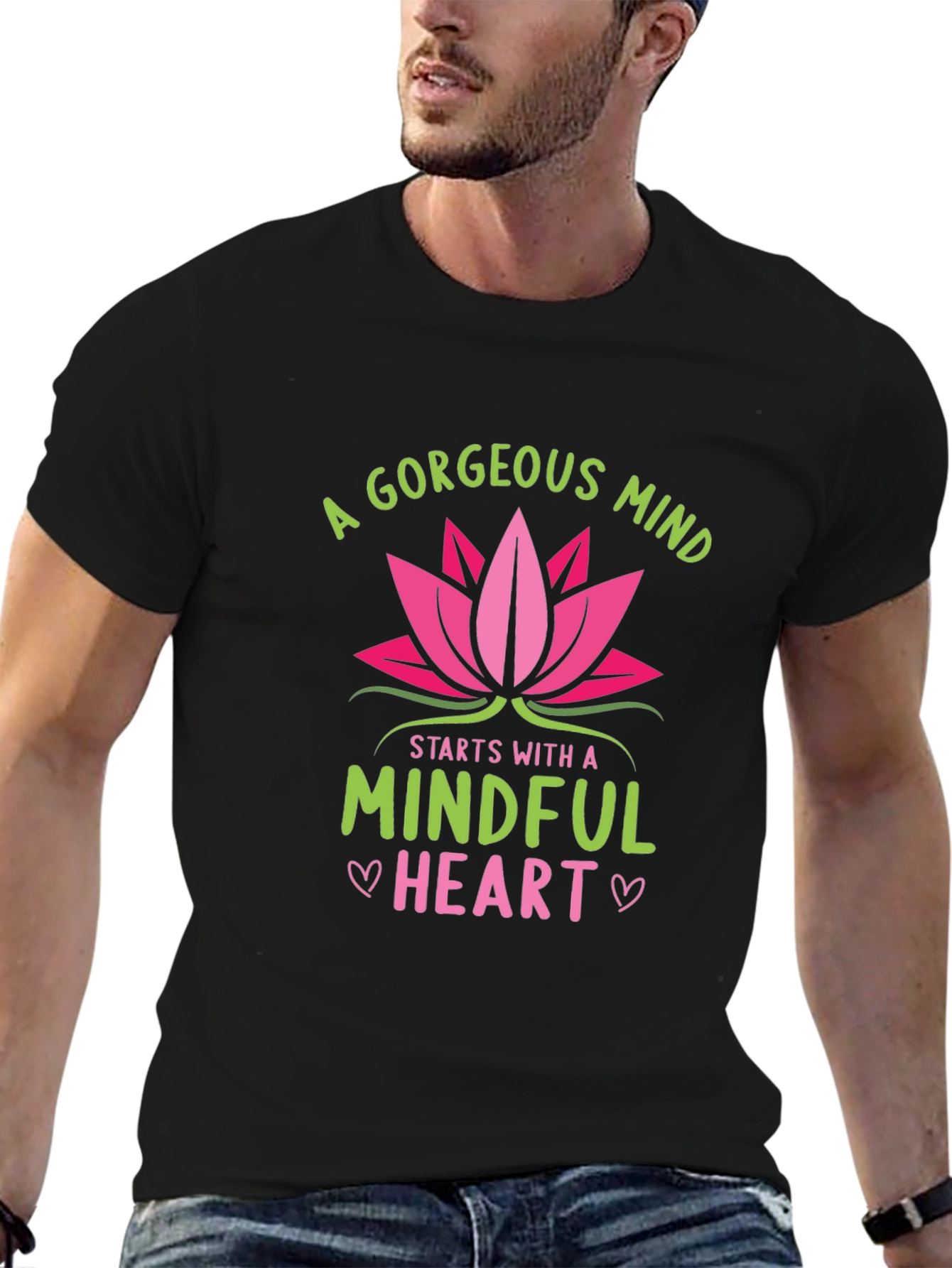 Mindful Heart Graphic T-Shirt