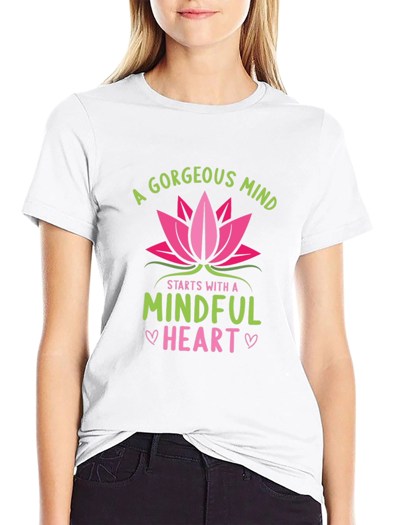 Mindful Heart Graphic T-Shirt