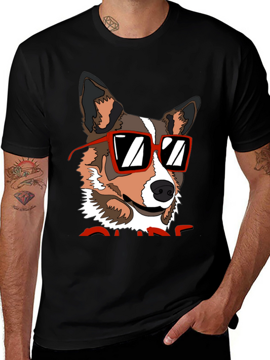 Cool Corgi Graphic Tee - Stylish Dog Lover Shirt