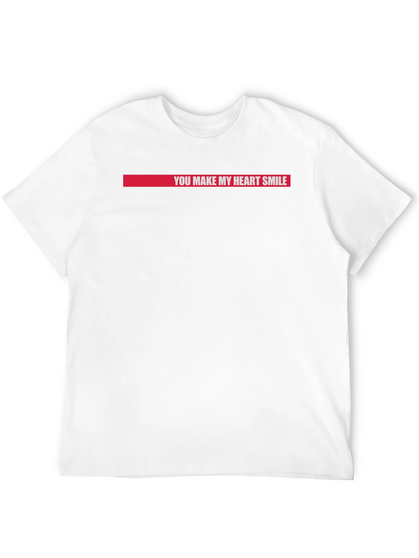 You Make My Heart Smile Graphic Tee - Black