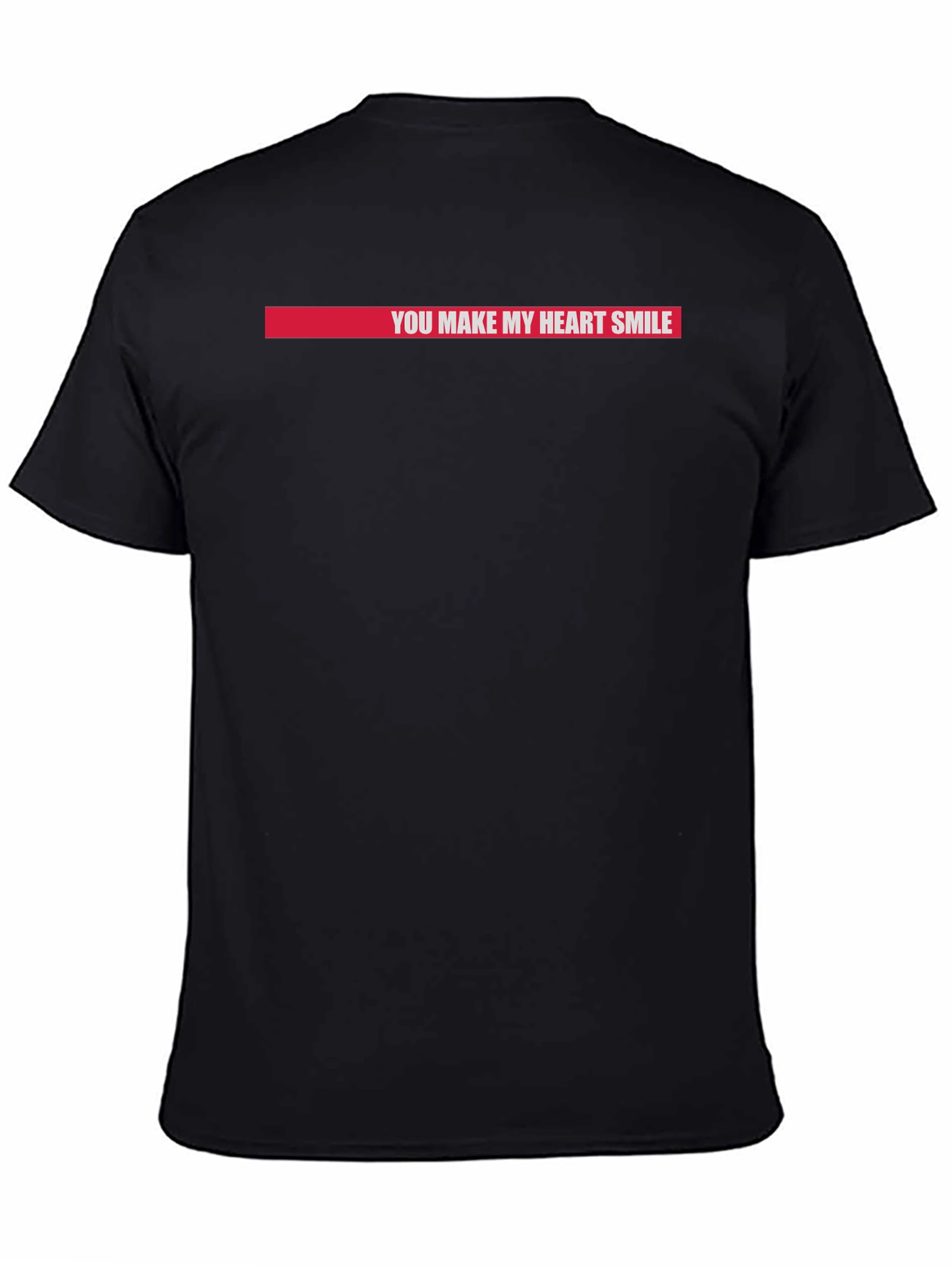 You Make My Heart Smile Graphic Tee - Black