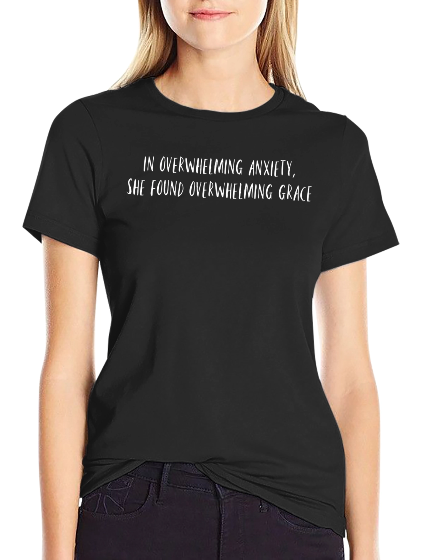 Anxiety Grace Black T-Shirt