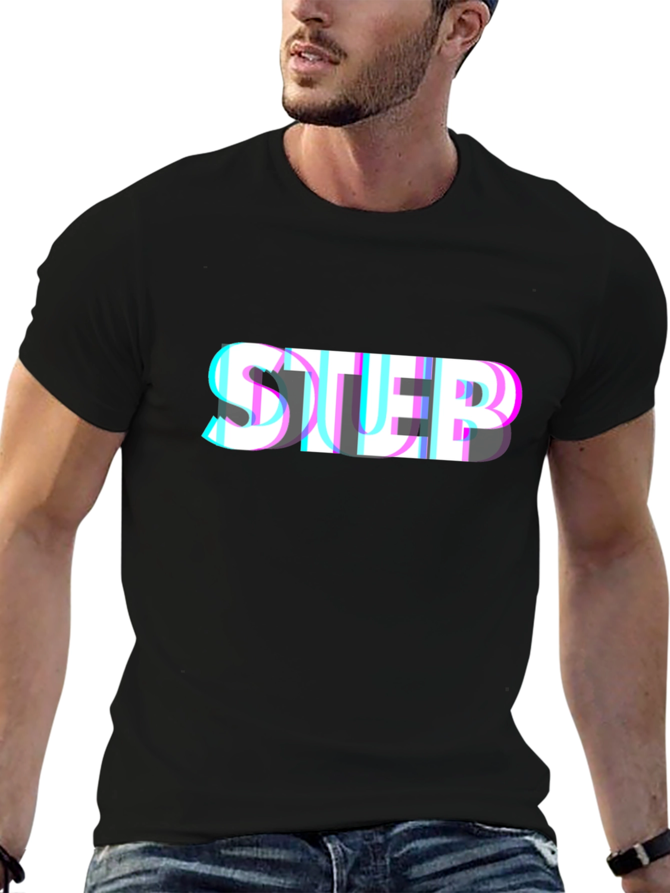STEP Glitch T-Shirt - Cool Graphic Tee