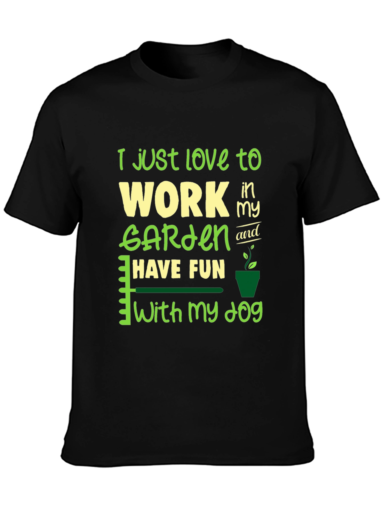 Gardening Dog Lover T-Shirt