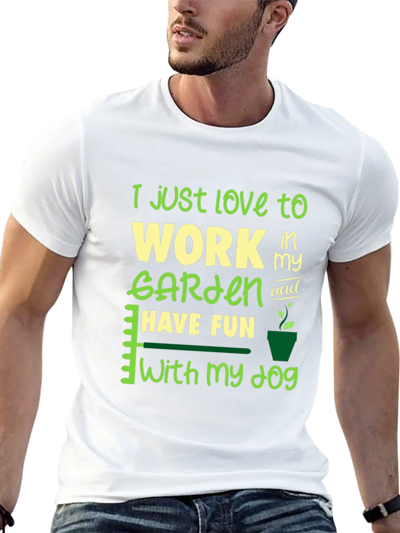 Gardening Dog Lover T-Shirt
