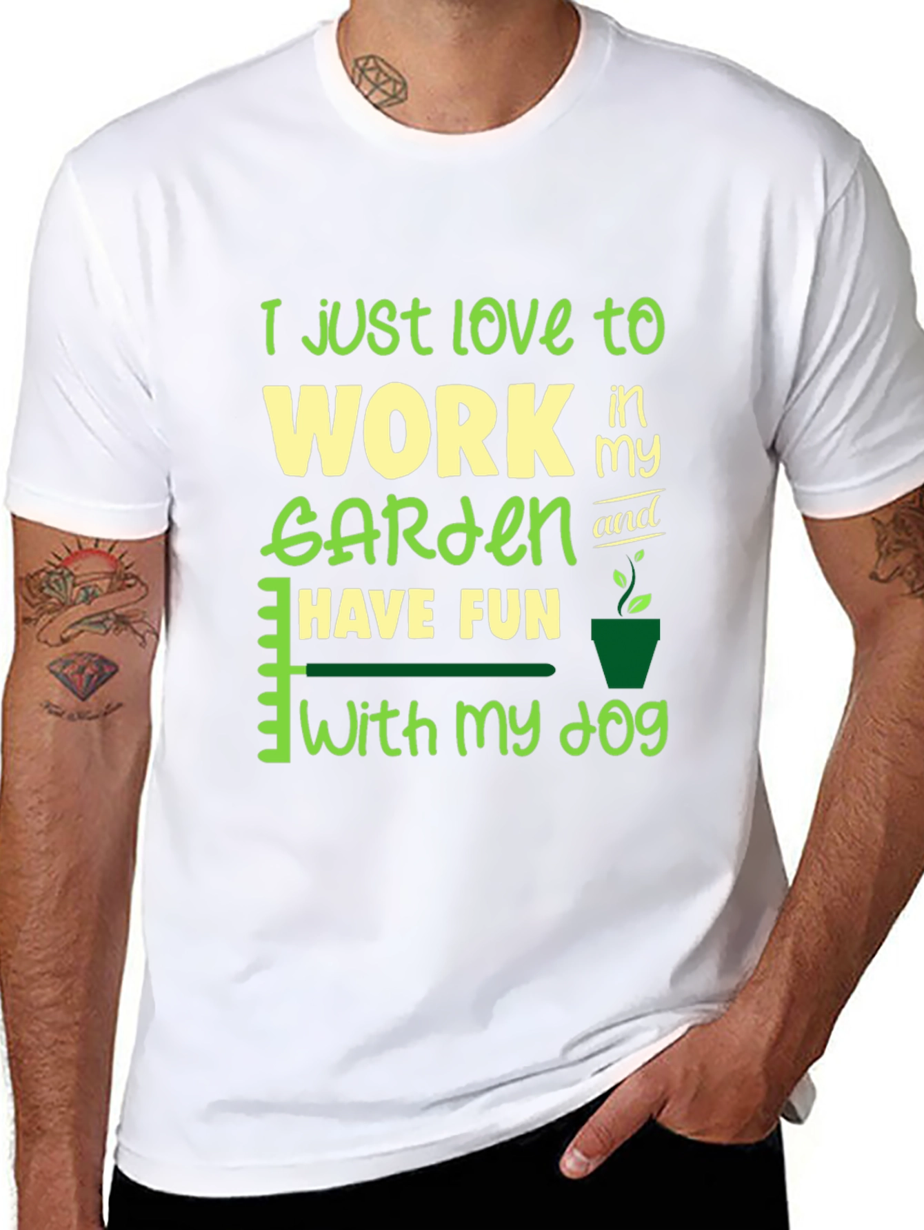 Gardening Dog Lover T-Shirt