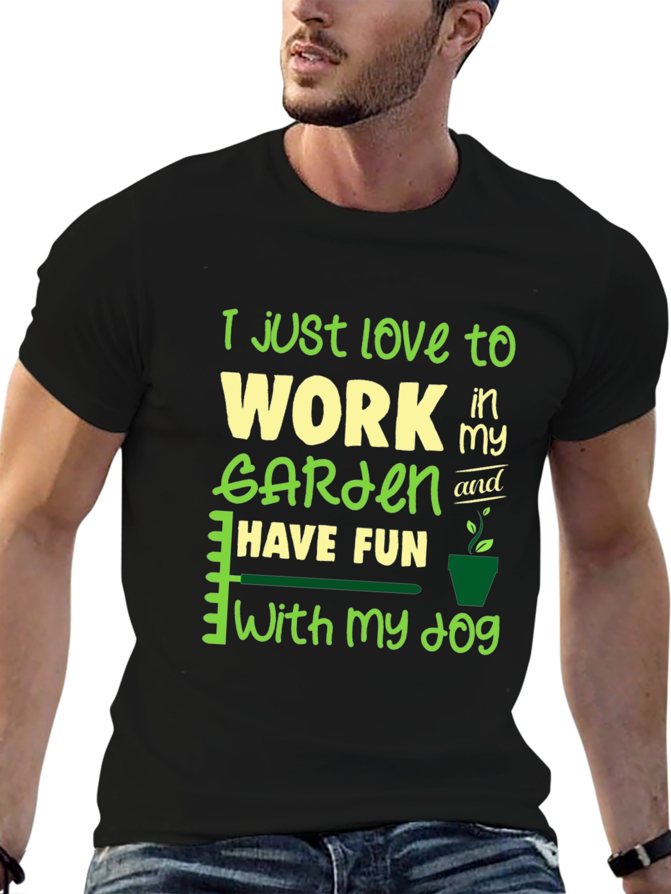 Gardening Dog Lover T-Shirt