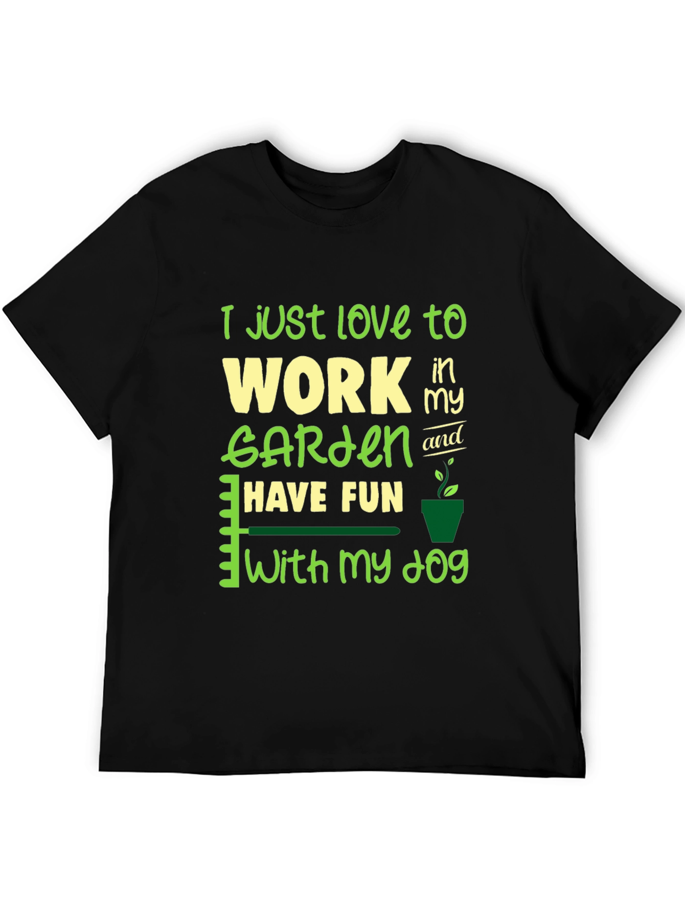 Gardening Dog Lover T-Shirt