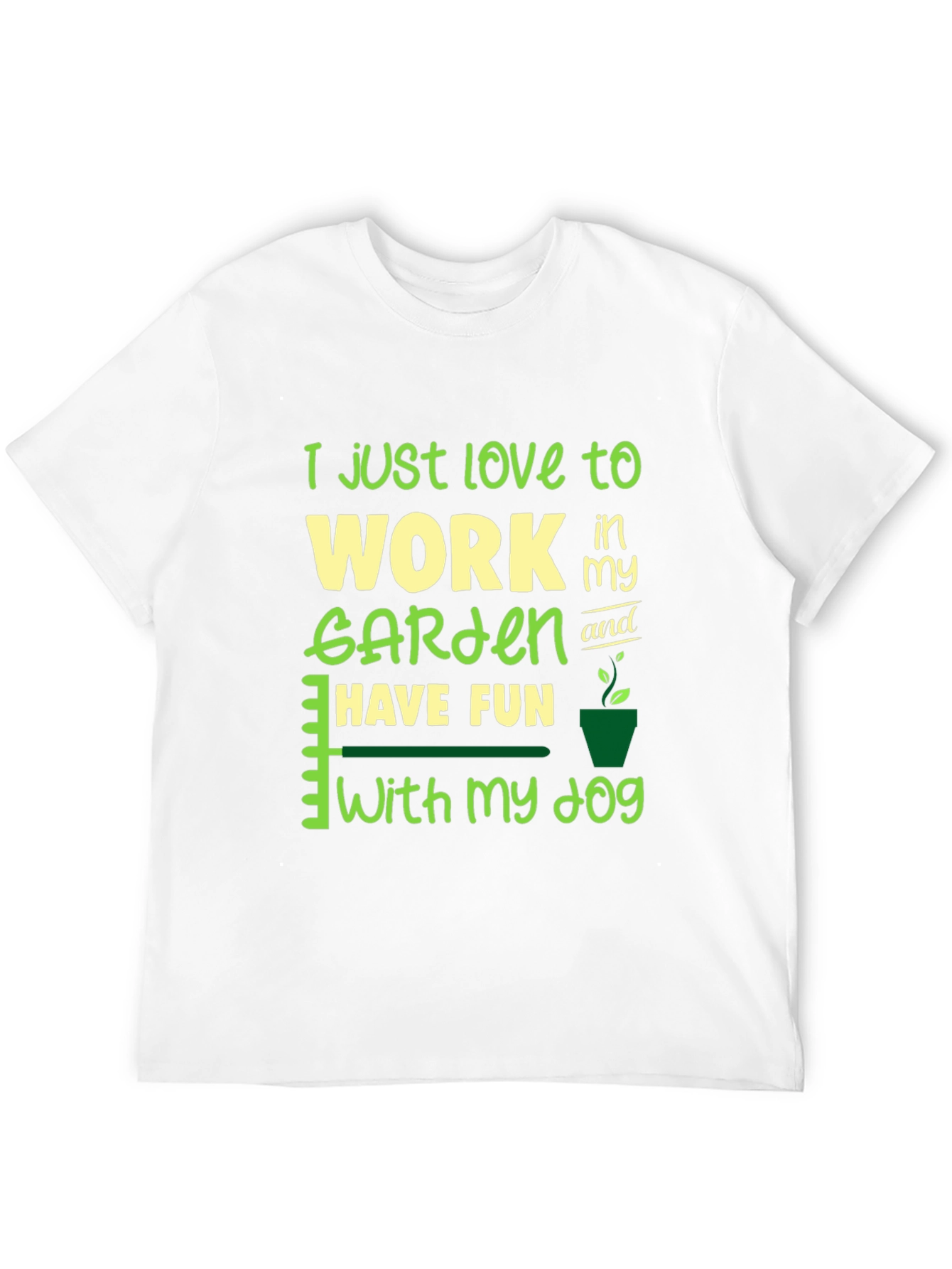 Gardening Dog Lover T-Shirt