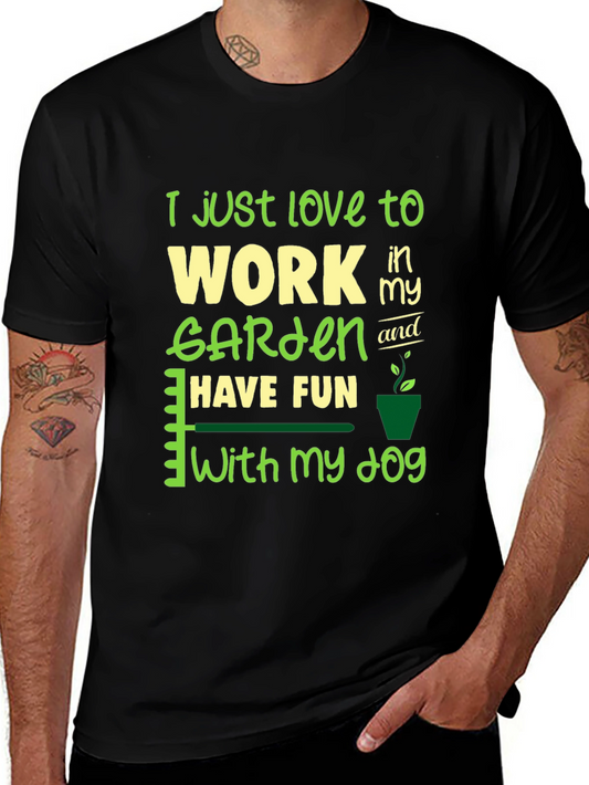 Gardening Dog Lover T-Shirt