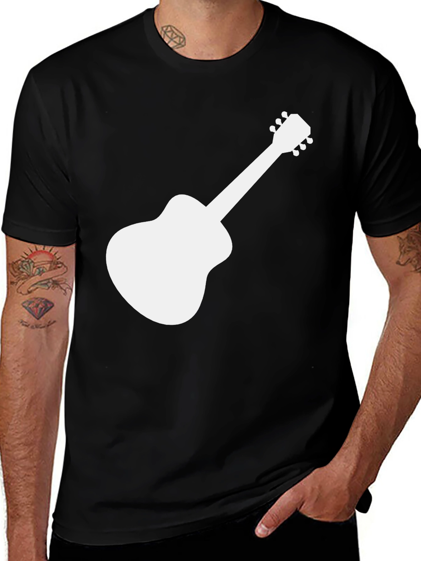 Guitar Graphic Tee - Classic Comfort