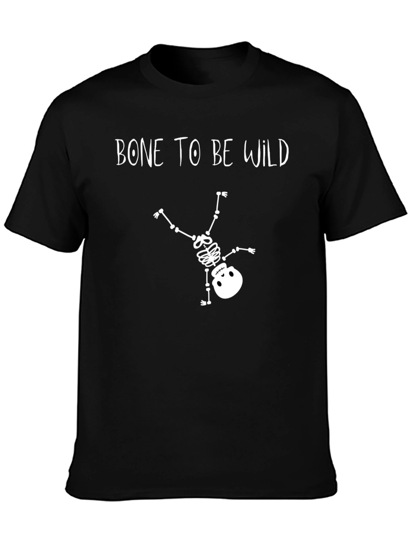 Bone To Be Wild Halloween Graphic Tee
