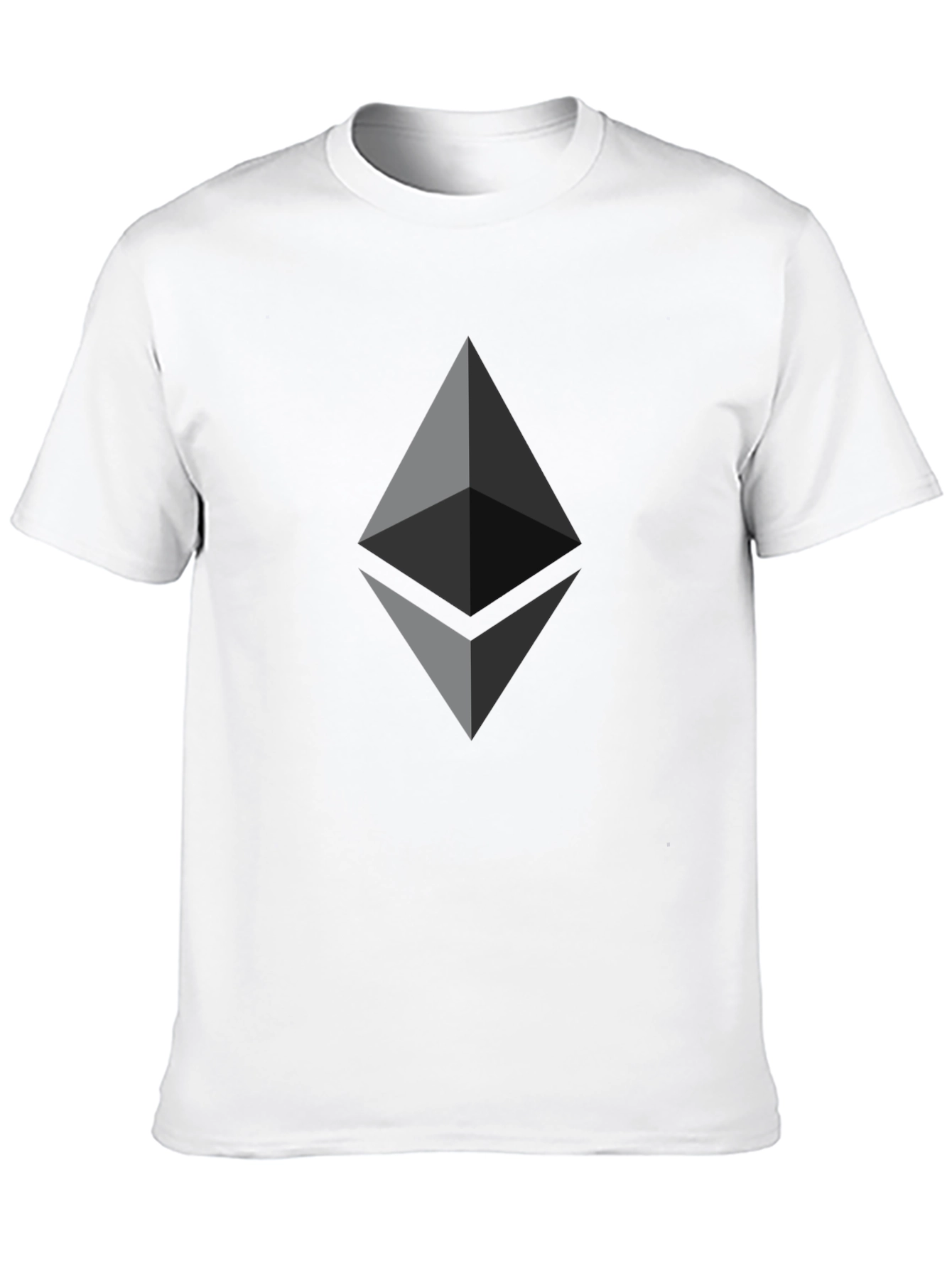 Ethereum Crypto Black T-Shirt - Sleek & Modern Design