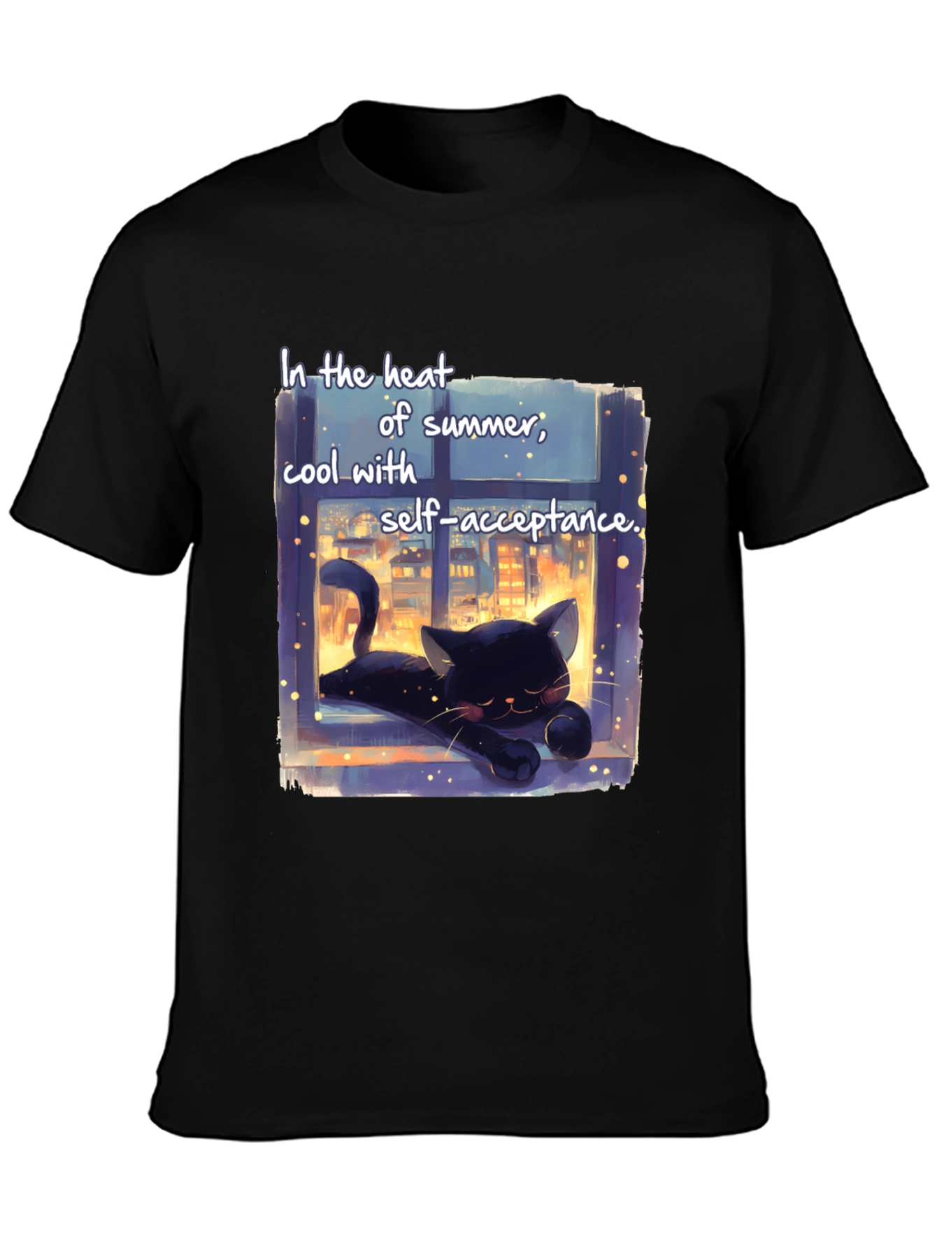 Cool Cat Summer T-Shirt - Self-Acceptance