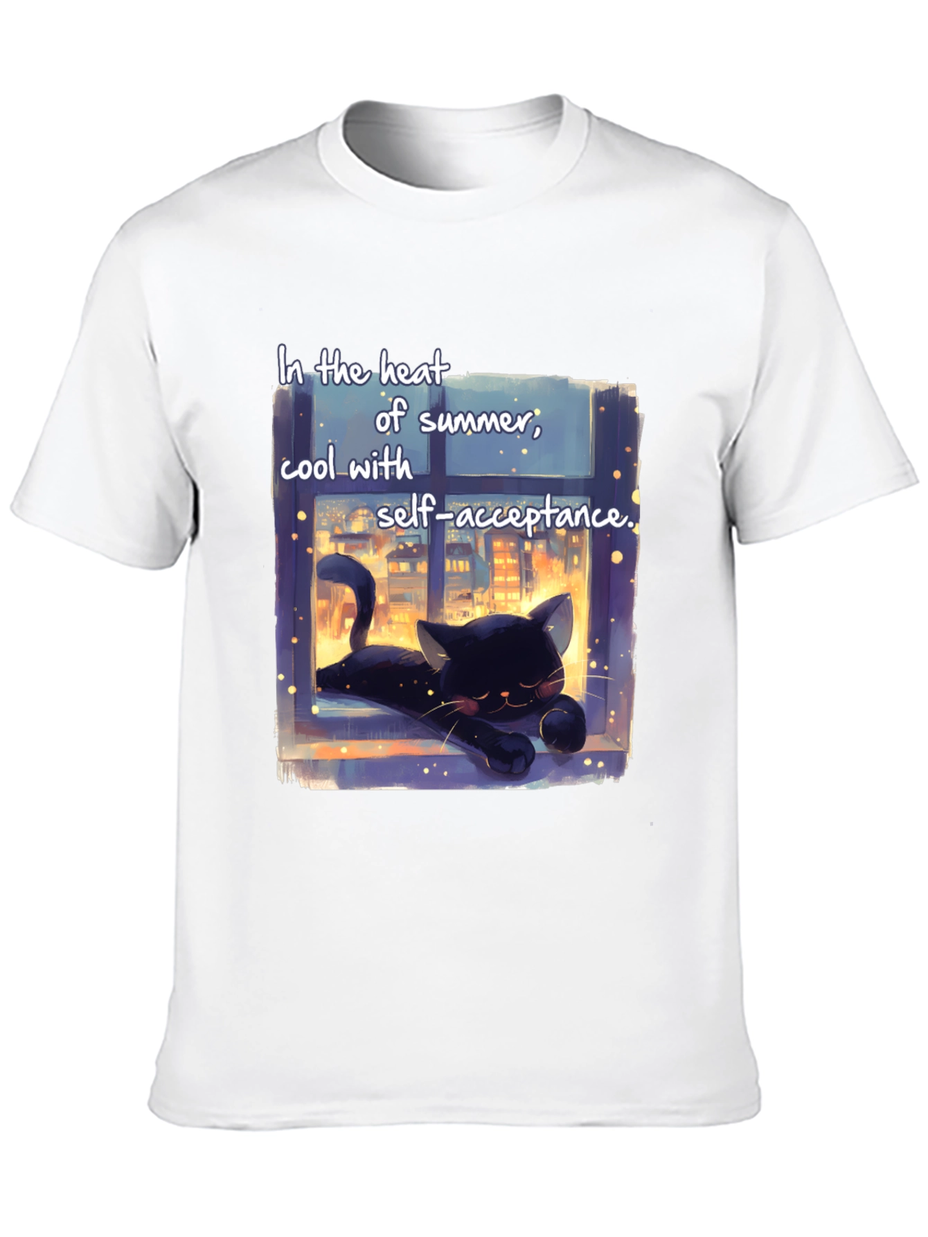 Cool Cat Summer T-Shirt - Self-Acceptance
