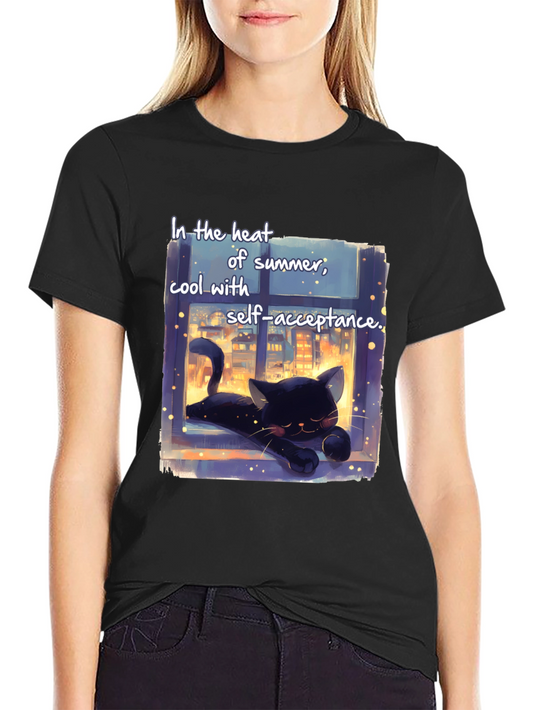 Cool Cat Summer T-Shirt - Self-Acceptance
