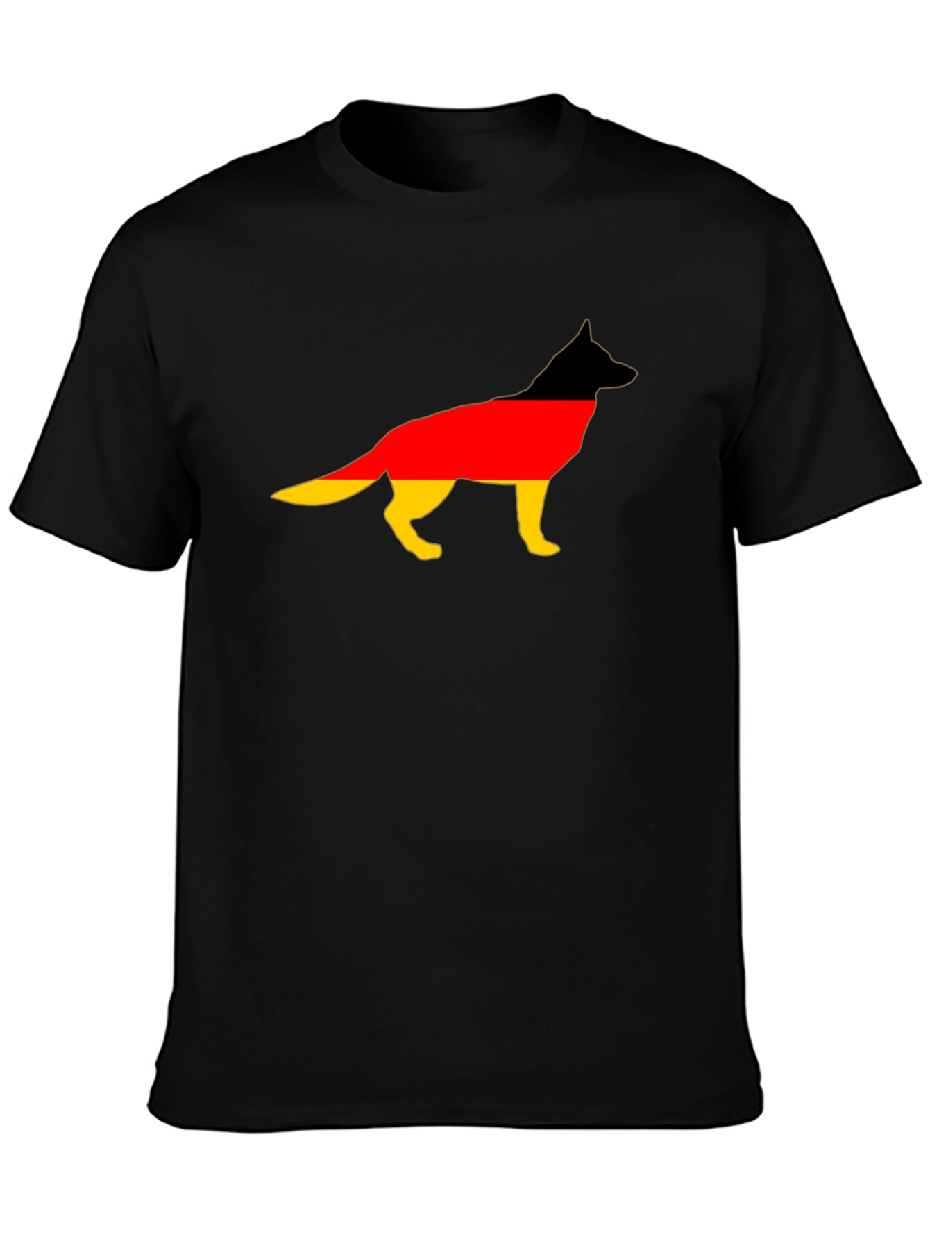 German Shepherd Flag T-Shirt