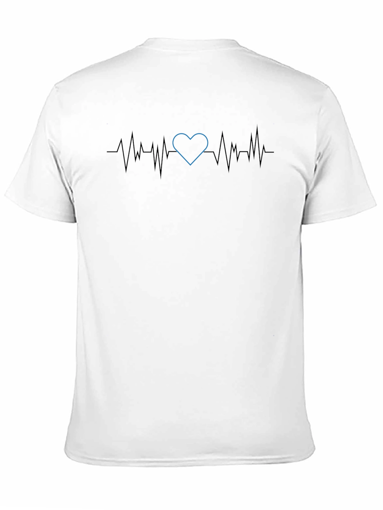 Heartbeat Pulse Tee - Black Graphic T-Shirt