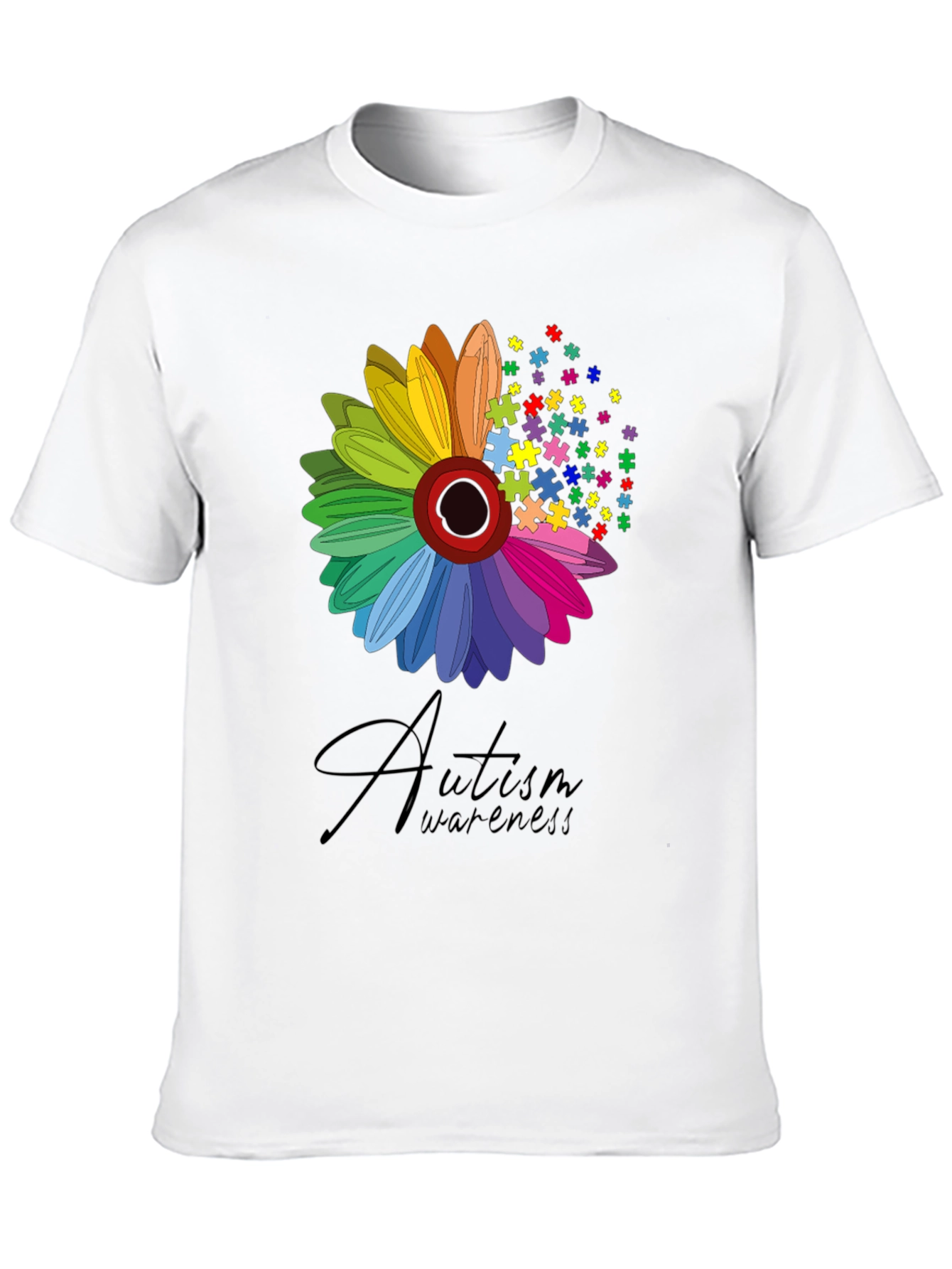 Autism Awareness Flower T-Shirt