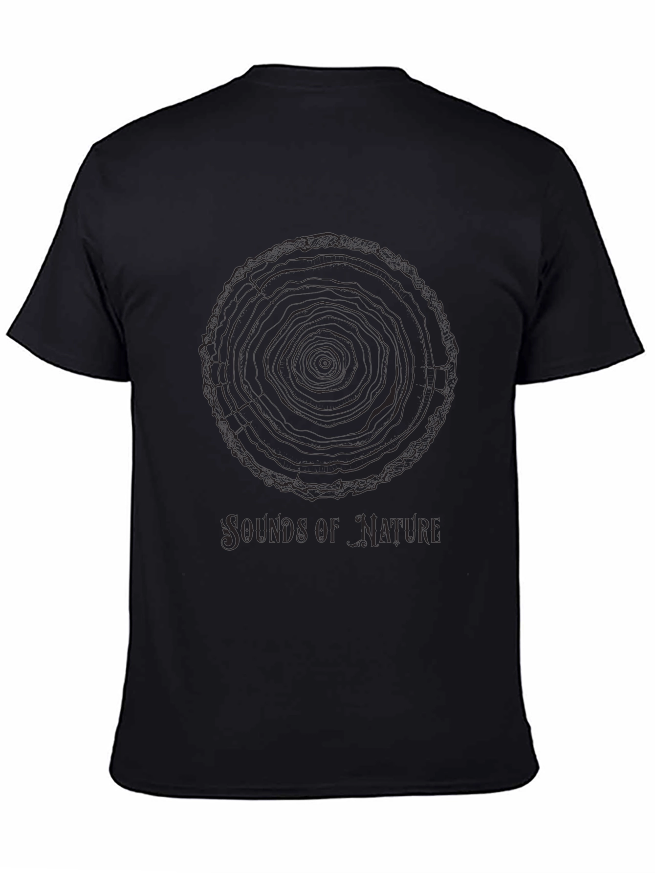 Sounds of Nature Black Graphic Tee