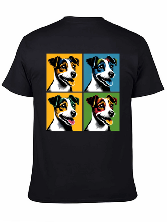 Pop Art Dog Portrait Tee - Unique Graphic T-Shirt