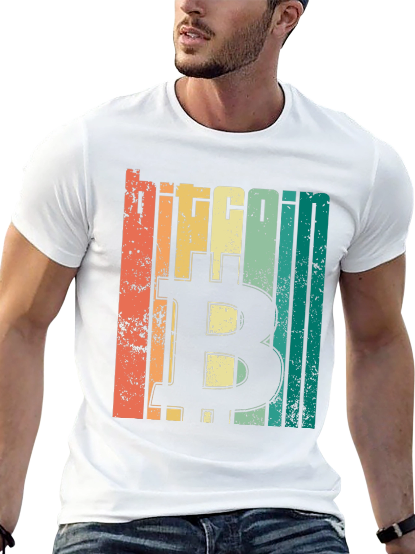 Bitcoin Retro Graphic T-Shirt
