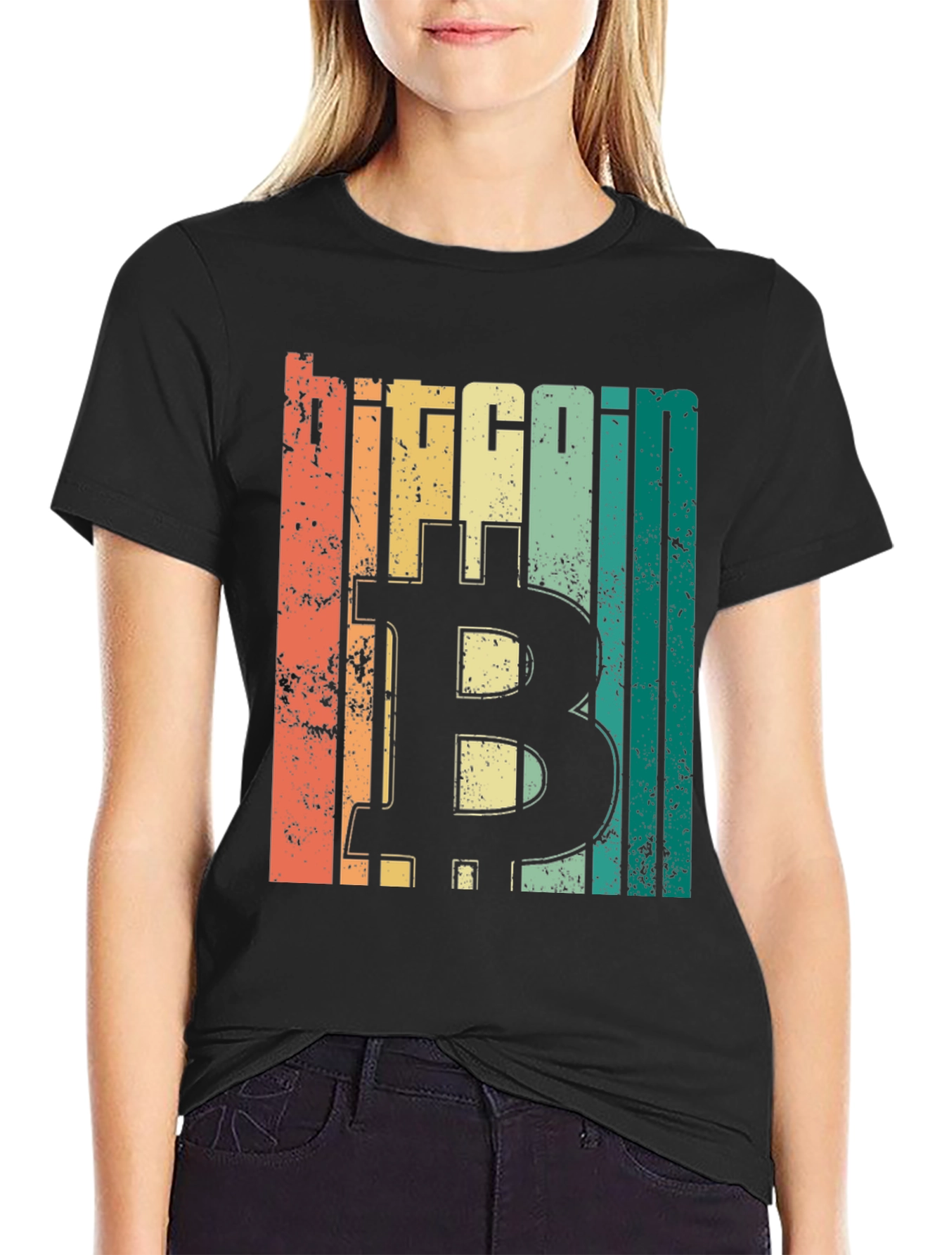 Bitcoin Retro Graphic T-Shirt