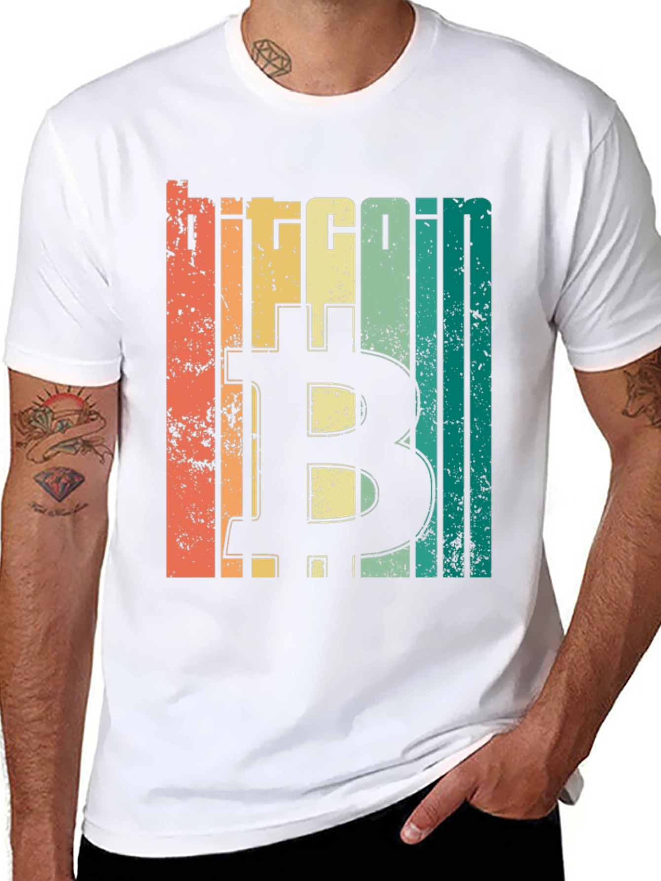 Bitcoin Retro Graphic T-Shirt